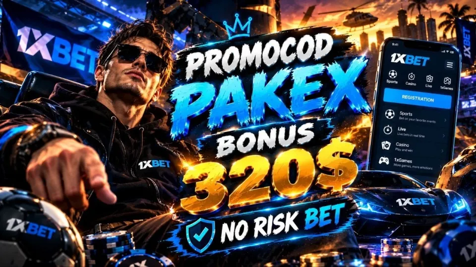 6 Steps to Complete 1xBet Account Registration and Claim the PAKEX Bonus